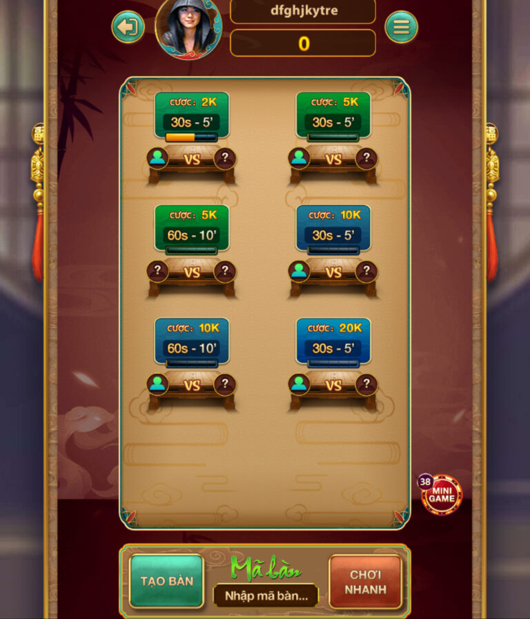 co up 2 Ghi nhớ các quân cờ khi chơi tai 789 club